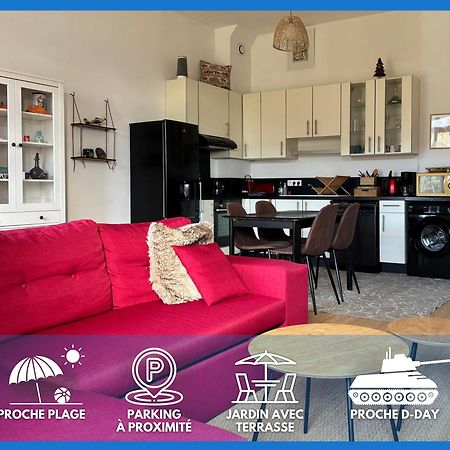 Les Douves Duplex 5 Personnes Lumineux Avec Jardin Et Terrasse Amenagee , Vue Sur Chateau A 5Mn De La Mer, Proche Omaha Beach Et Bayeux Commes 外观 照片