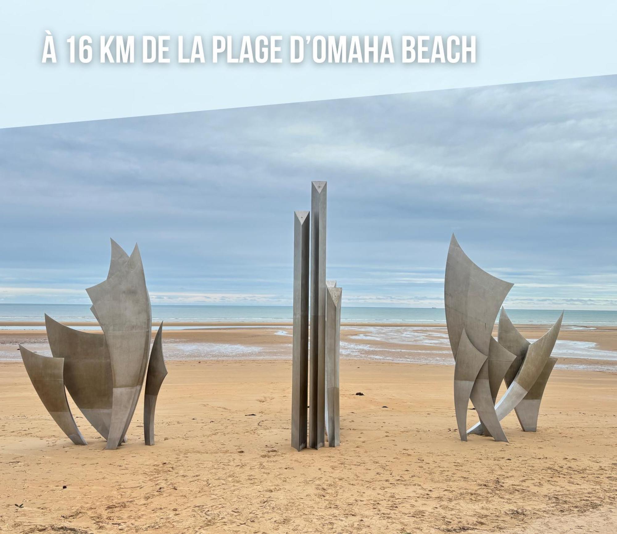 Les Douves Duplex 5 Personnes Lumineux Avec Jardin Et Terrasse Amenagee , Vue Sur Chateau A 5Mn De La Mer, Proche Omaha Beach Et Bayeux Commes 外观 照片