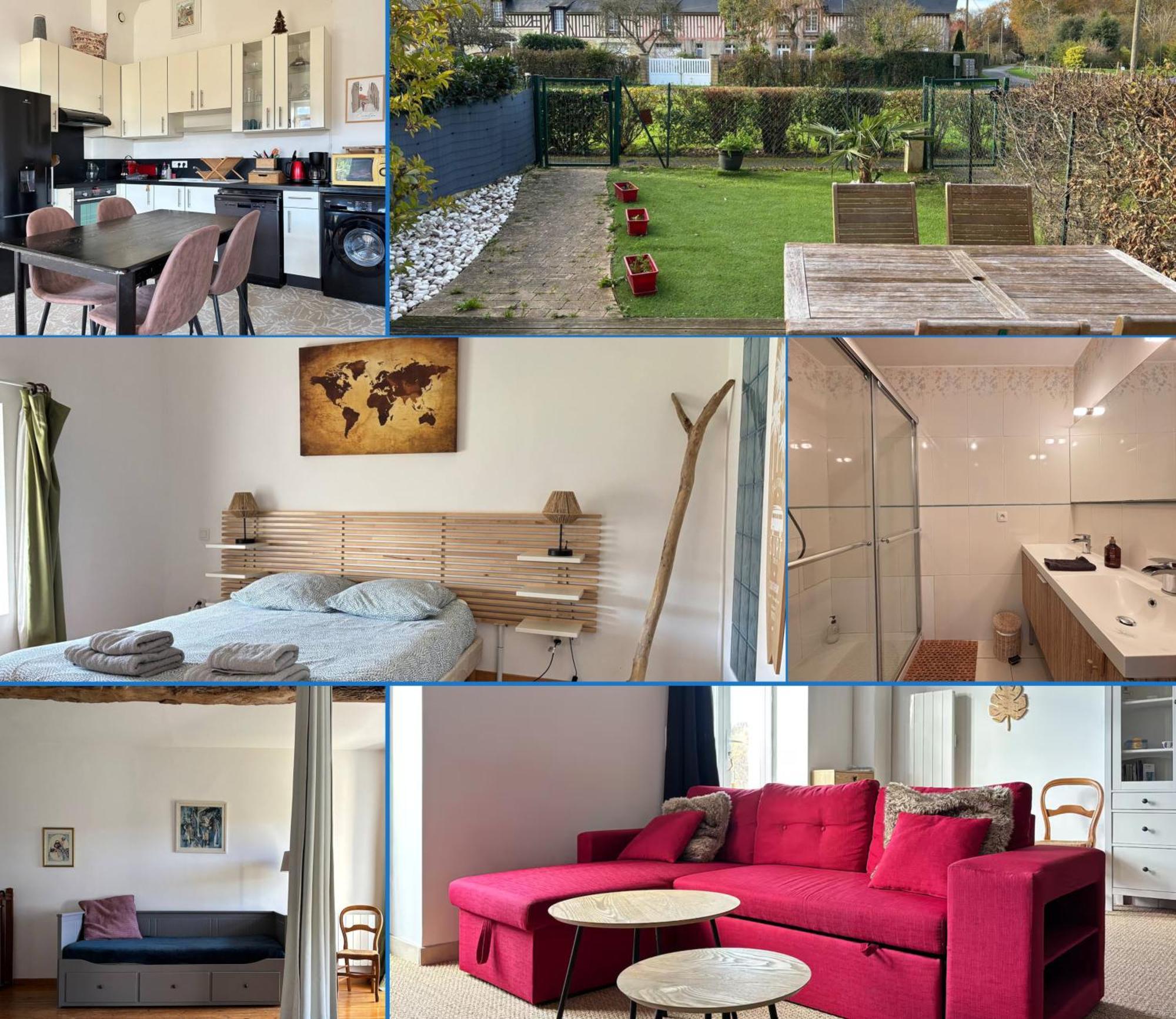 Les Douves Duplex 5 Personnes Lumineux Avec Jardin Et Terrasse Amenagee , Vue Sur Chateau A 5Mn De La Mer, Proche Omaha Beach Et Bayeux Commes 外观 照片